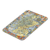 スコットランド歴史地図 マグネット (左側)