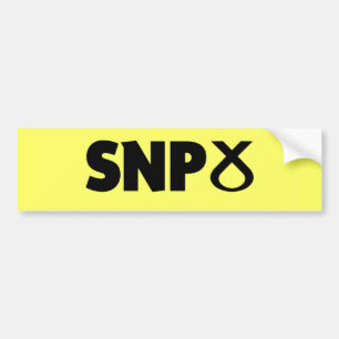 スコットランド民族党の (SNP)ロゴ バンパーステッカー