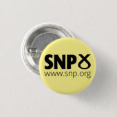 スコットランド民族党の (SNP)ロゴ 缶バッジ (正面&裏面)