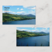スコットランド湖の名刺 名刺 (正面/裏面)