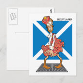 スコットランド漫画 ポストカード (正面/裏面)
