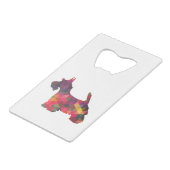 スコットランド犬がジオを選数々の択 クレジットカード栓抜き (正面アングル)