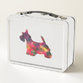 スコットランド犬がジオを選数々の択 メタルランチボックス (裏面)