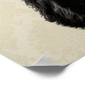 スコットランド犬と赤い鳥 ポスター (角)