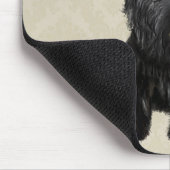 スコットランド犬と赤い鳥 マウスパッド (コーナー)