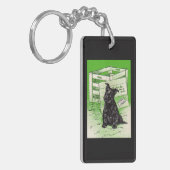 スコットランド犬の特別引き渡し キーホルダー (正面左)