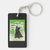 スコットランド犬の特別引き渡し キーホルダー (裏面)