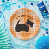 スコットランド犬シャワープレート、新しい犬のオーナー ペーパープレート (パーティー)