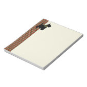 スコットランド犬スコッチプレイドクリスマス ノートパッド (回転)