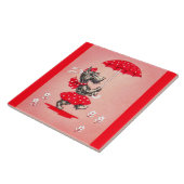 スコットランド犬運婦人の傘 タイル (側面)