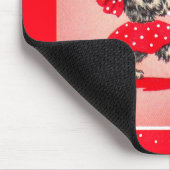 スコットランド犬運婦人の傘 マウスパッド (コーナー)