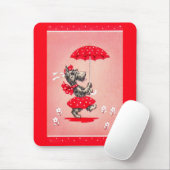 スコットランド犬運婦人の傘 マウスパッド (マウス)