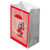 スコットランド犬運婦人の傘 ミディアムペーパーバッグ (裏面アングル)