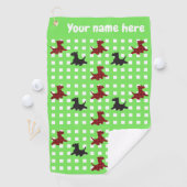 スコットランド犬 ゴルフタオル (インサイチュ)