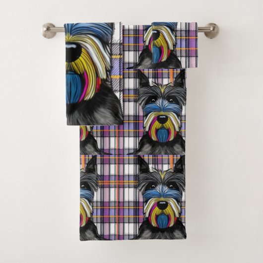 スコットランド犬 バスタオルセット (インサイチュ)