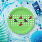 スコットランド犬 ペーパープレート (パーティー)