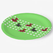 スコットランド犬 ペーパープレート (アングル)