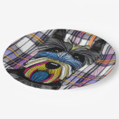 スコットランド犬 ペーパープレート (アングル)