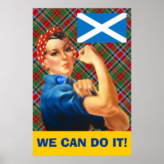 スコットランド独立のポスターでできる ポスター (正面)