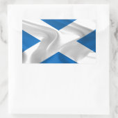 スコットランド独立国旗 長方形シール (バッグ)