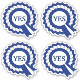 スコットランド独立国民投票ロゼット輪郭 シール