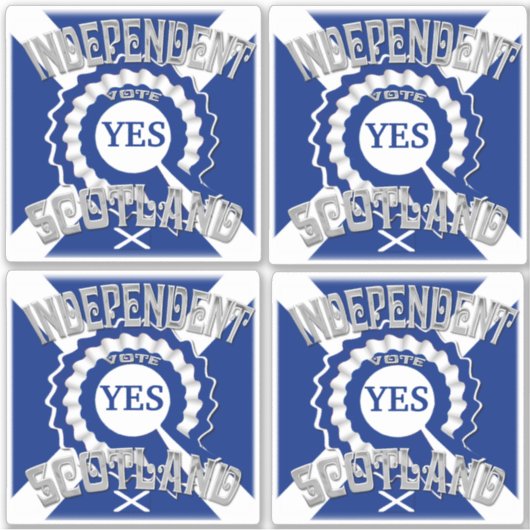 スコットランド独立国民投票 シール (正面)