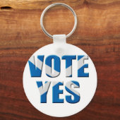 スコットランド独立国民投票 – 投票yes キーホルダー (正面)