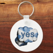 スコットランド独立拳 キーホルダー (正面)