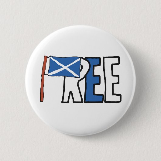 スコットランド独立Indyref2 缶バッジ (正面)