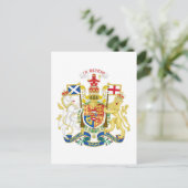 スコットランド王国統一されたの紋章 ポストカード (スタンド正面)