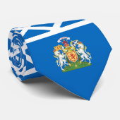 スコットランド王室の国旗とコート・オブ・アームズ ネクタイ (ロール)
