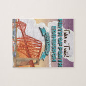 スコットランド第4ブリッジ旅行ポスター。 ジグソーパズル (横)