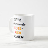 スコットランド系アイルランド人女性 コーヒーマグ コーヒーマグカップ (正面左)