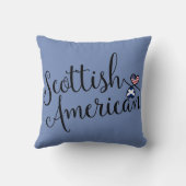 スコットランド系アメリカ人の絡み合ったハートズスロークッション クッション (裏面)