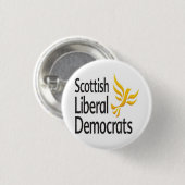 スコットランド自由主義の民主党員のロゴ 缶バッジ (正面&裏面)