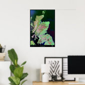 スコットランド衛星ポスター ポスター (ホームオフィス)