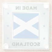 スコットランド製 ガラスコースター (裏面)