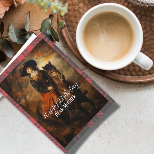 スコットランド誕生日カード、タータンチェックカード カード