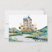 スコットランド誕生日パーティー |写真ありがとう サンキューカード (裏面)