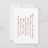 スコットランド誕生日リメリックスタイル (裏面)