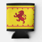 スコットランド赤横紋獅子 缶クーラー (正面)