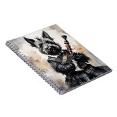 スコットランド遊のテリアのバグパイプのキロのインク ノートブック (右側)