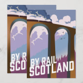 スコットランド鉄道の旅 シーズンカード (正面/裏面)