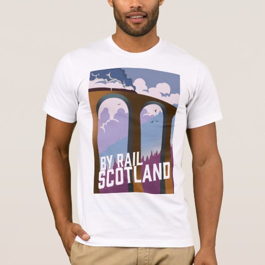 スコットランド鉄道の旅 Tシャツ (正面)