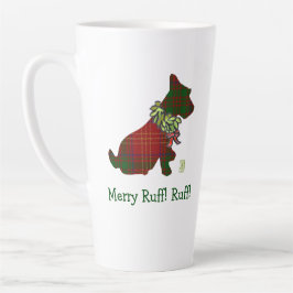 スコットランド離れ犬手ラフメリー!ラフ！ カフェラテマグ
