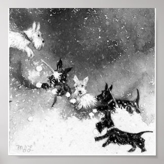 スコットランド雪との戦い ポスター