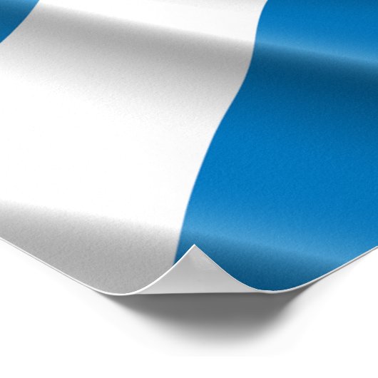 スコットランド飛んでいる国旗 ポスター (角)