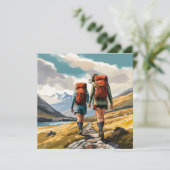 スコットランド高地でのハイキング シーズンカード (スタンド正面)