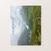 スコットランド高地のローチと緑の山の谷 ジグソーパズル (縦)
