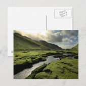 スコットランド高地の春 ポストカード (正面/裏面)